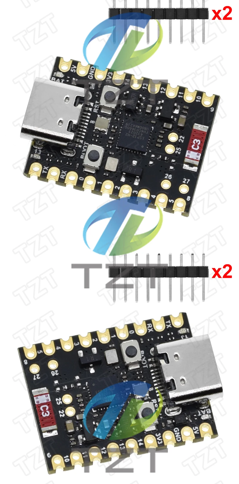 1/3 Stück SuperMini ESP32-H2 Entwicklungsboard Mikrocontroller Programmier-Lernplatine Core Board – Detail 5