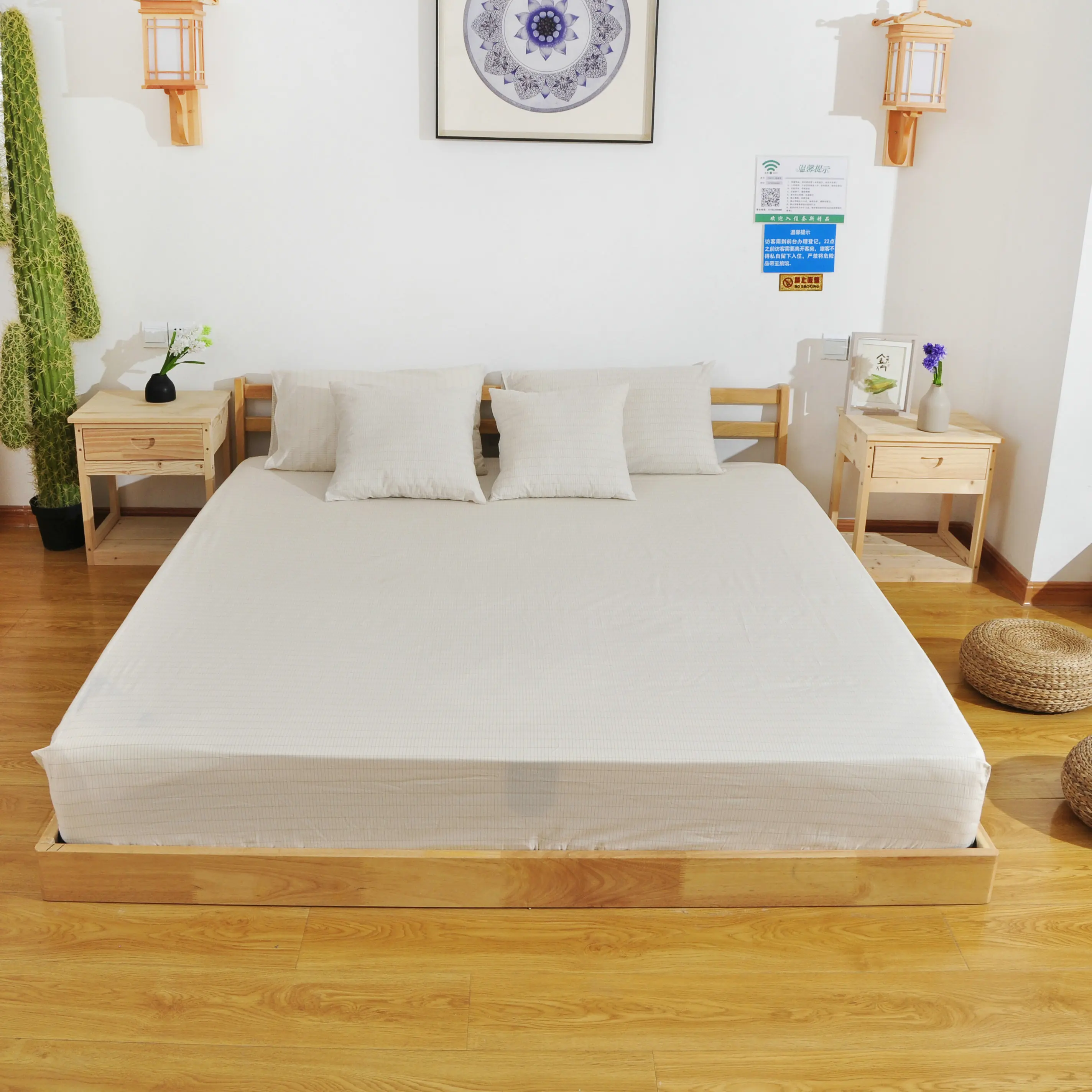 Conductive Antistatic Antibacterial Silver Cotton Bed Cover Fitted Sheet For Good Sleep And Healthy With Cord