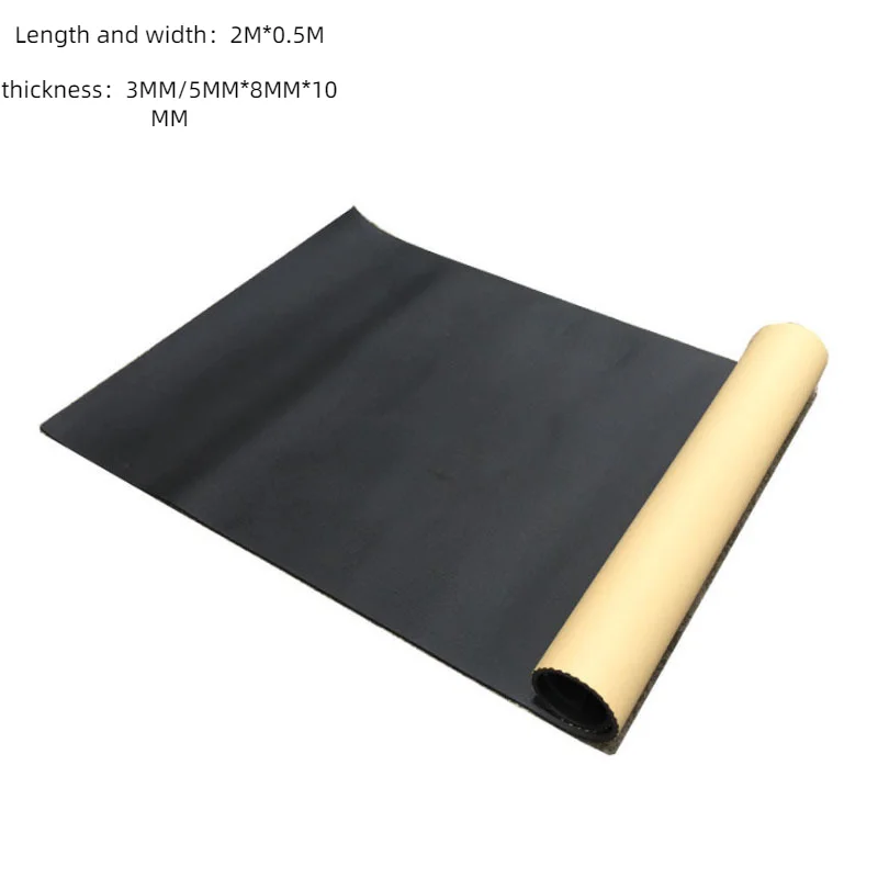 1Roll 200cmx50cm 3mm/6mm/8mm Adhesive Closed Cell Foam Sheets Soundproof  Insulation Home Car Sound Acoustic Insulation Thermal - AliExpress