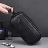 Men's Toiletry Bag Business Waterproof Wash Organizer Shaving Bag Pu Leather Cosmetic Bags Travel Lady Toiletries Makeup Handbag 1