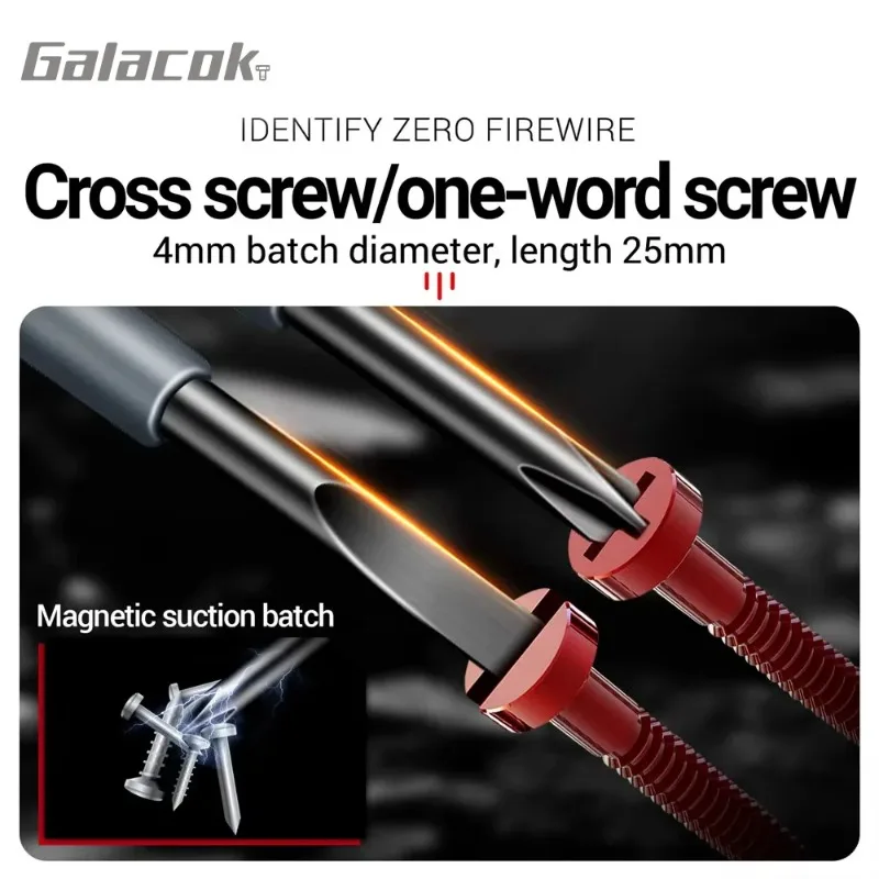 Voltage Tester Pen - Multifunctional AC 70-600V Detector with Dual LED Lights for Electricians, Live Wire Testing & Socket Check