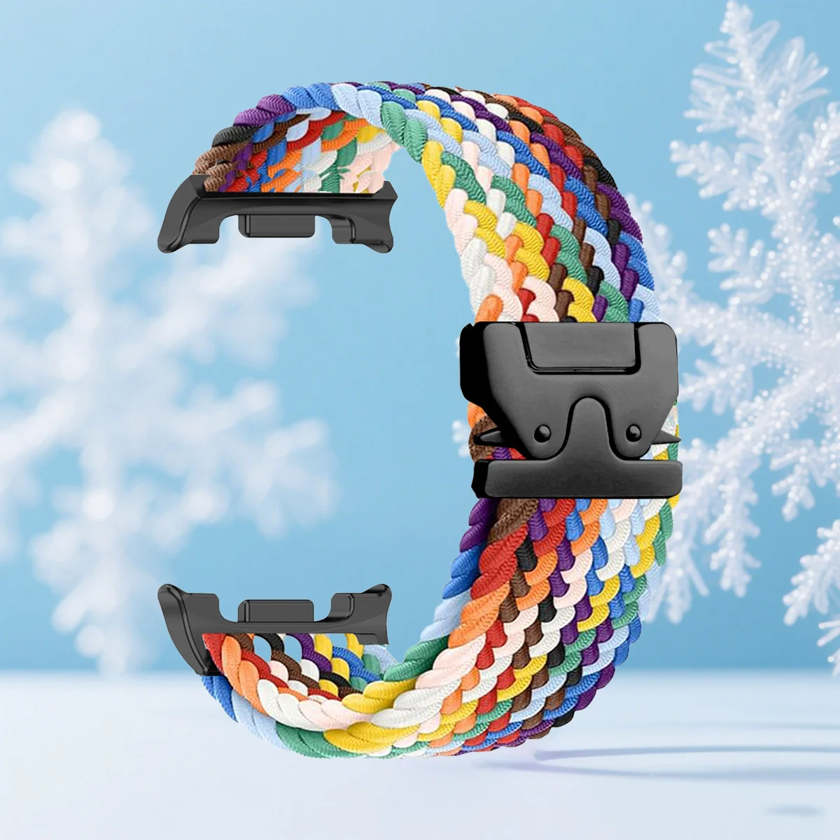 Braided Loop Parachute Buckle Watch Band