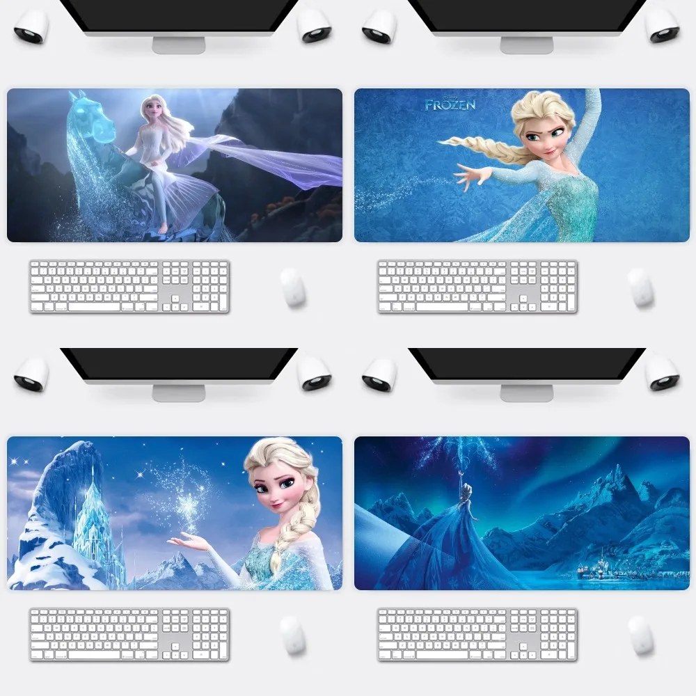 Disney Cartoon Frozen 2 Mousepad Office Large Small Mouse Pc Tastiera Da Gioco Per Computer Tappetino Antiscivolo In Gomma Grande