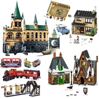 25 Types Anime Book Train Building Block Magical Knight Bus Forbidden Forest Brick Toys for Kids Children Christmas Gifts 2