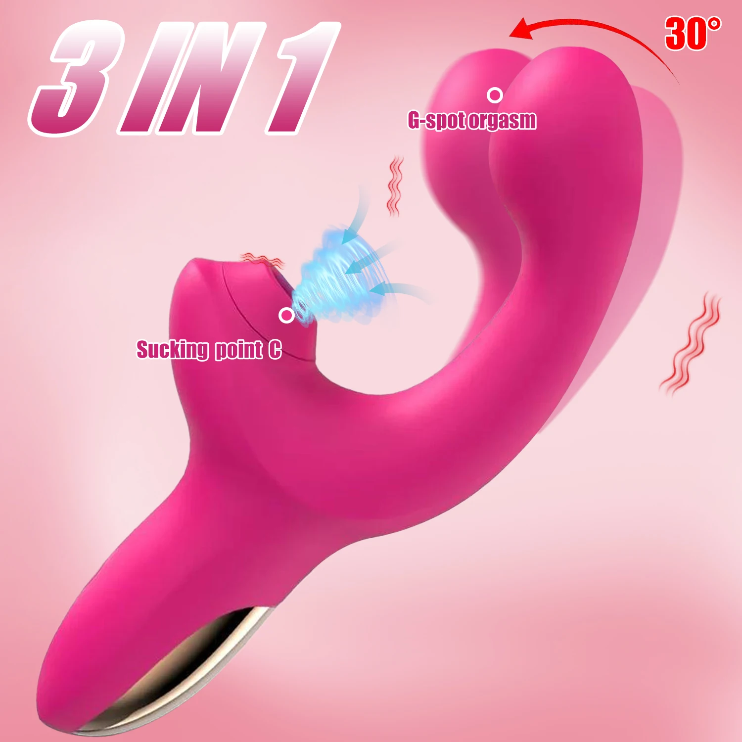 Kaninchen Saugen Vibrator Klitoris G-punkt Stimulation Erwachsene Sex Spielzeug für Frauen Vibrierende Finger Massagegerät mit Saug Vibration