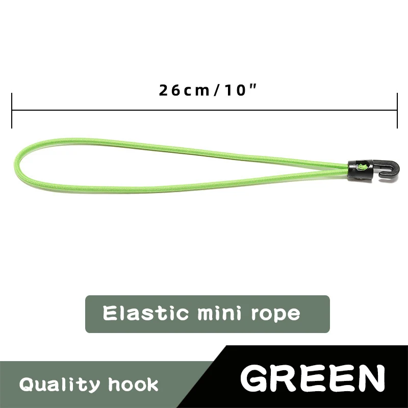 4/6/10Pcs Elastic Bungee Cord Set Tied Rope High Elasticity Luggage Straps Rope for Bikes Tie Downs Camping & Cars Cord Tie