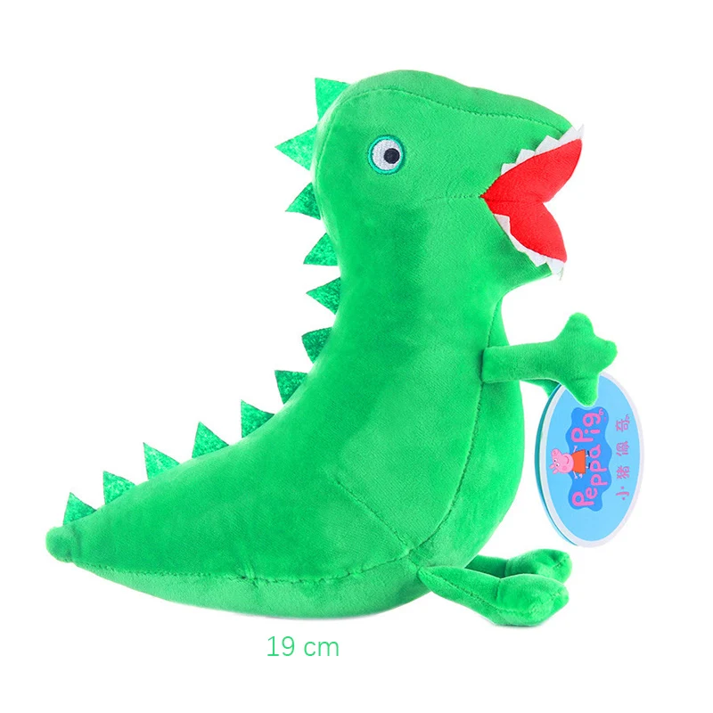thumbnail image 1 of 19cm Original Peppa Pig Plush Toys George Eddie Bear Mr Dinosaur Cartoon Anime Figure Stuffed Plush Toys Kids Christmas Gift Toy, 1 of 5