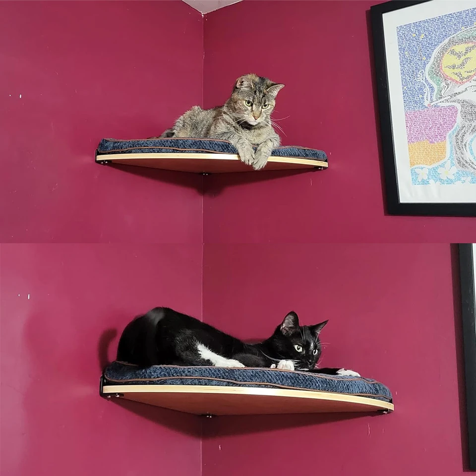 Cama Rascador Para Gatos De Pared - Espacio Vertical, Fácil Instalación, Ahorra Espacio En Casa