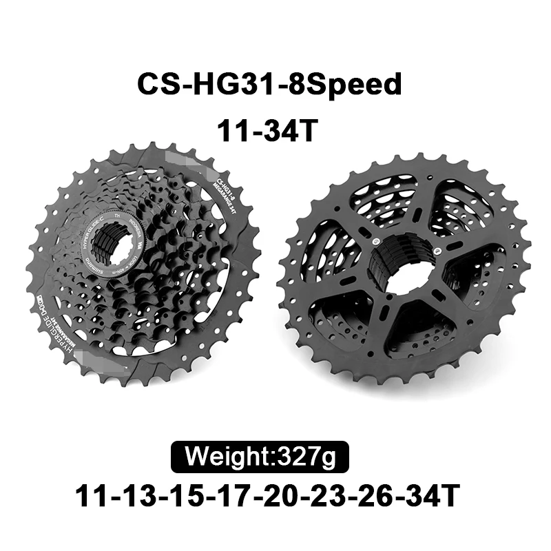 

8-Speed MTB Cassette Sprocket CS-HG31-8 11-34T HYPERGLIDE Original Flywheel