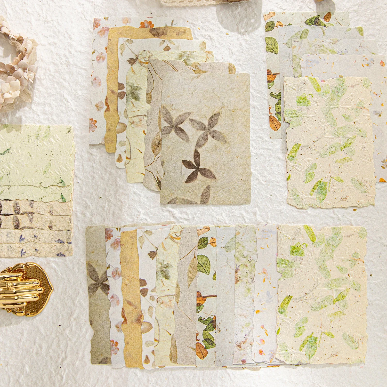 Journamm 28pcs/pack Vintage Special Paper DIY Scrapbooking Collage Materials Decor Junk Journal Aesthetics stationery Paper 4