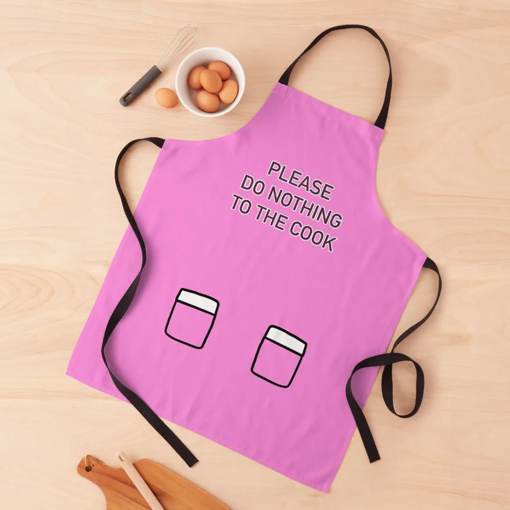 

Please, do nothing to the cook Apron japanese woman christmas kitchen Woman Work Kitchen And Household Goods Apron