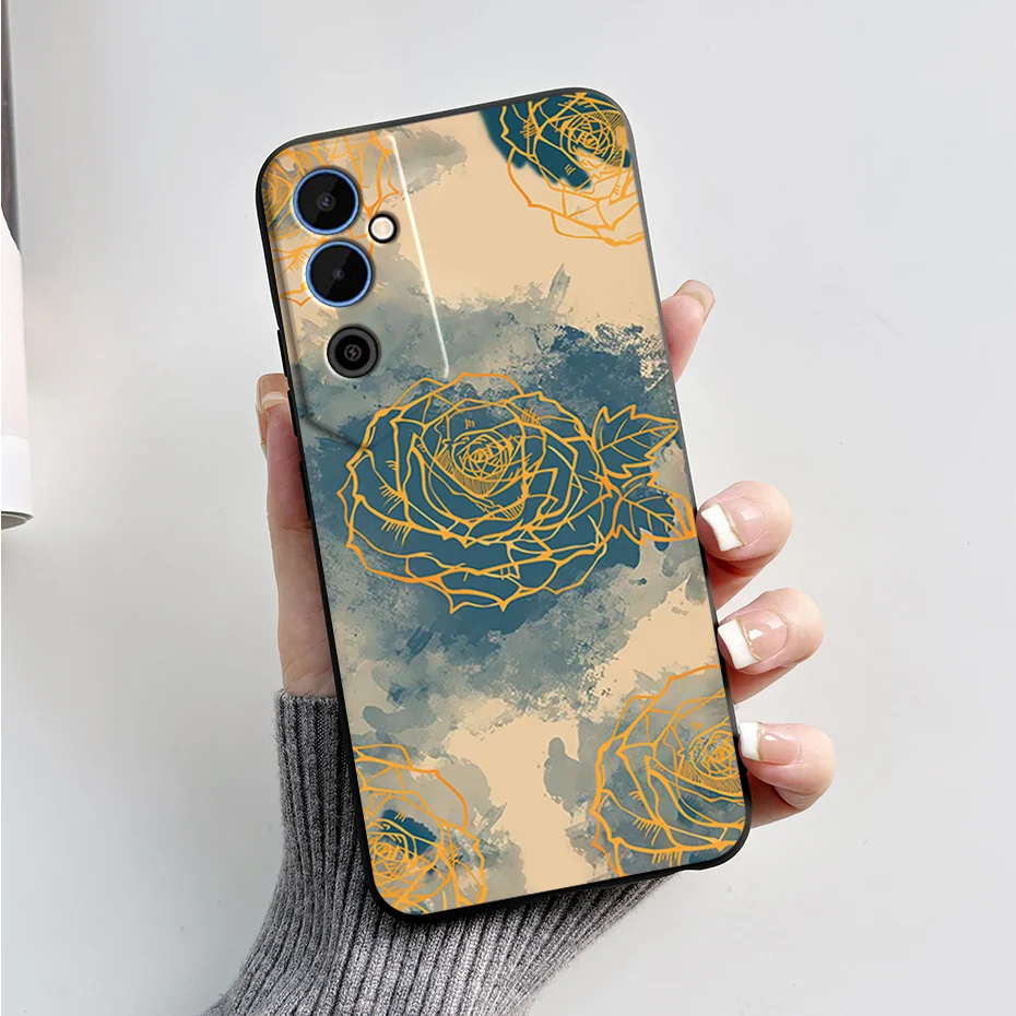Black TPU Soft Silicone Protective Phone Case Cover, Enhanced Grip and Durability