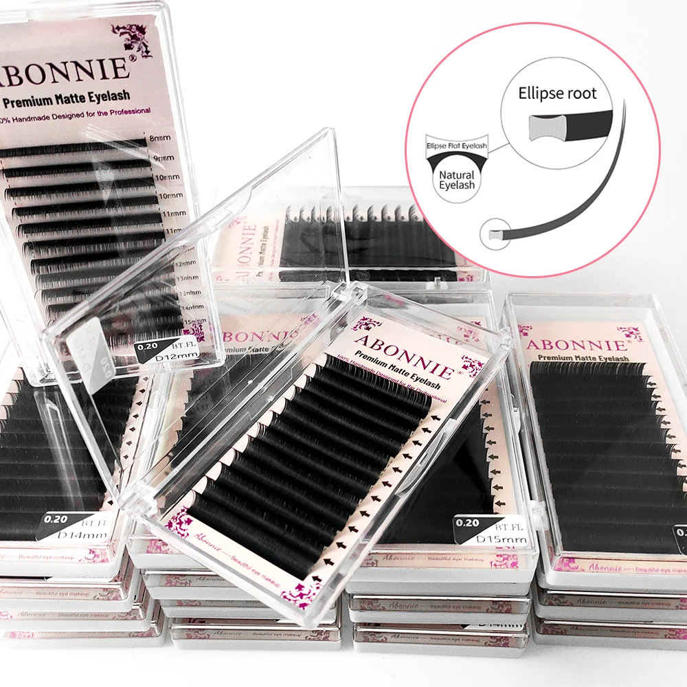 Eyelash Extension Lashes Split-tips Volume Individual Faux Cilia