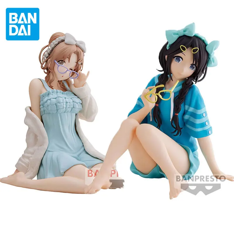 

Bandai Genuine THE IDOLM@STER SHINY COLORS Ichikawa Hinana Mitsumine Yuika Anime Action Figures Toys for Boys Girls Kids Gifts