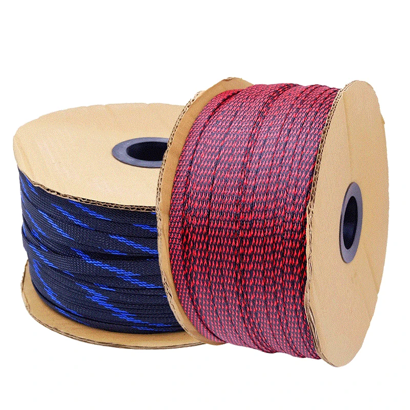 Multi-Length Braided Cable Sleeve – Durable Nylon Sheath for Wire Insulation and Protection
