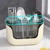 Kitchen Spoon Chopstick Storage Silverware Drying Drain Basket Cutlery Holder 3 Compartment Flatware Caddy Kitchen Accessories 5