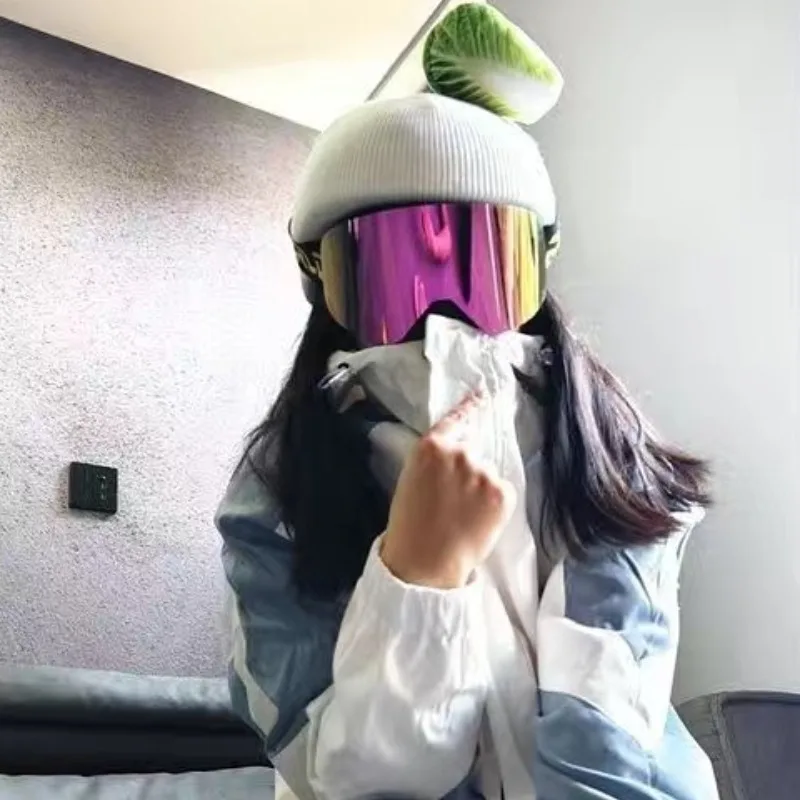Ski Helmet Cover Cute Cartoon Cat's Ears (Steamed Cat-ear Shaped Bread) Single and Double Board Battery Helmet Cover