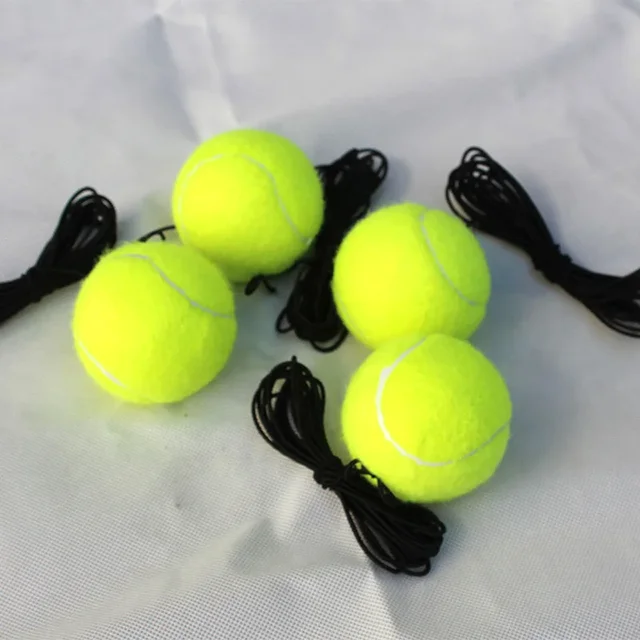 Advanced Single Tennis Training Device with Tennis for Self-learning Tennis Rebound Training Special Rubber Band for Training 4