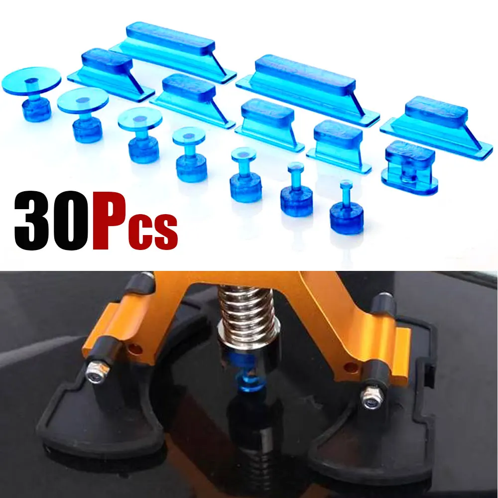 30pcs/set Glue Tabs Dent Lifter Tools Dent Puller Removal Tool For Auto