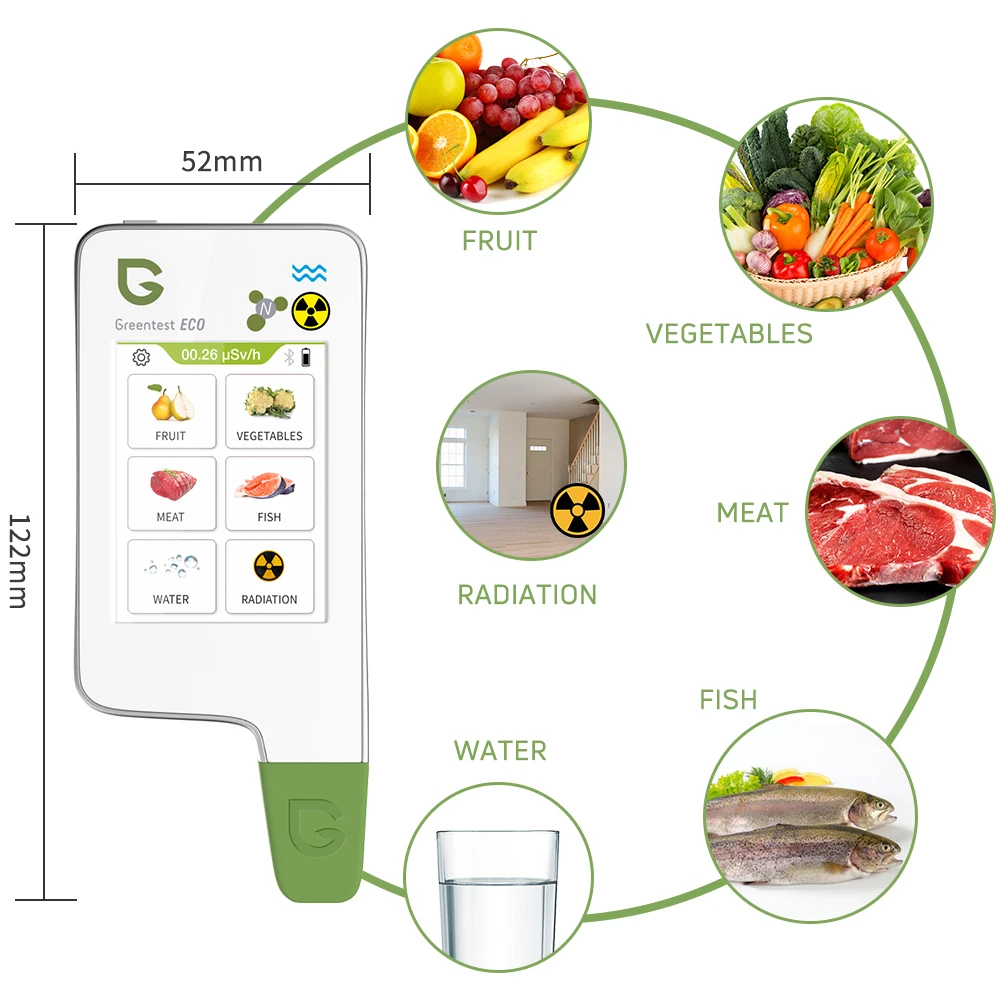 Greentest ECO 6-in-1 Food Nitrate Tester Instant Read Digital