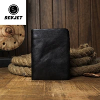 Genuine Leather Men Short Wallets Hasp Bifold Money Clip Casual Coin Purse For Male Credit Card Holder Small Clutch Bags JYN752 1