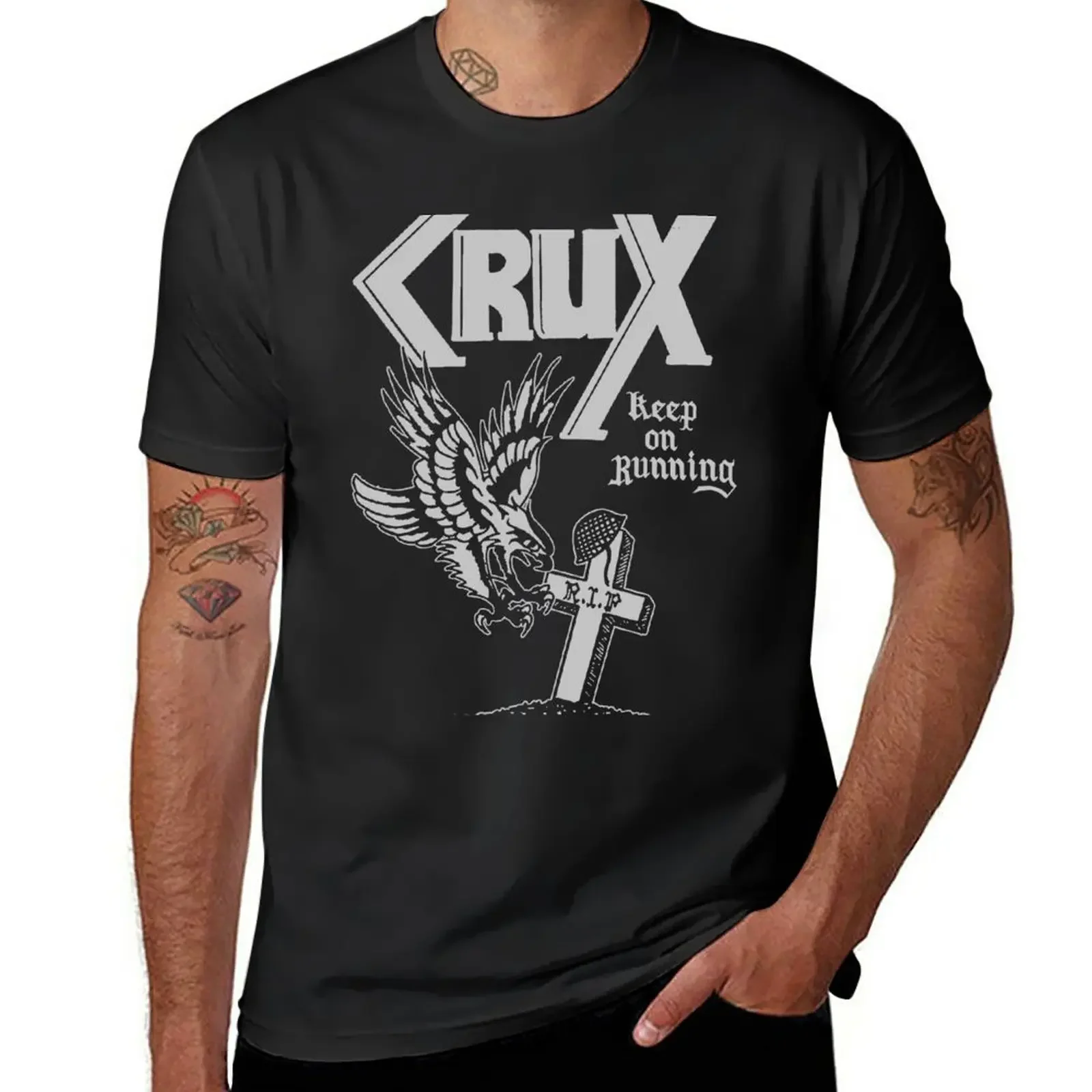 

Crux - Keep On Running - Oi! - Skinhead Punk T-Shirt customs sublime sweat men t shirts