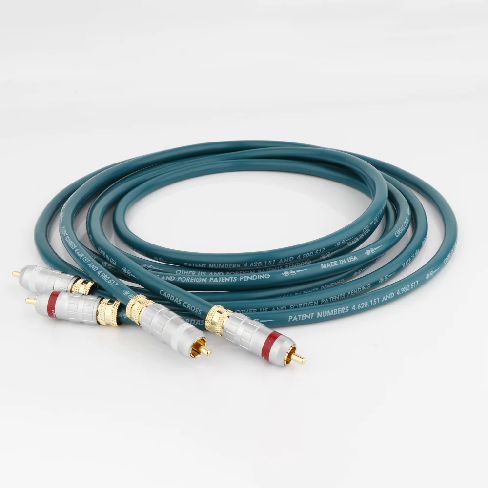 

Pair Cross RCA Interconnect Audio Cable HIFI Audio RCA to RCA Cable 1.5Meter Same as Cardas Quality