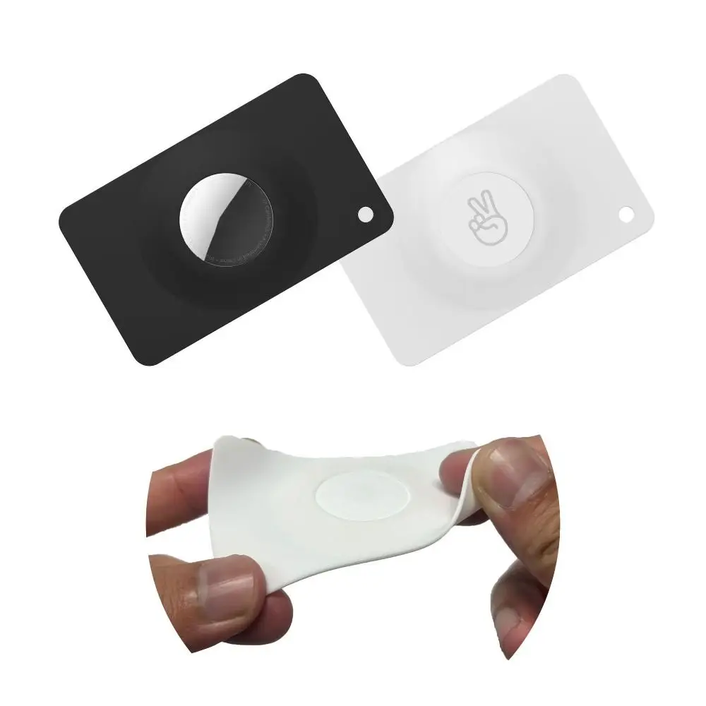 초박형 TPU 미끄럼 방지 보호 커버, 애플 에어태그 지갑 케이스, 얇은 카드홀더 카드 트래커 케이스, 분실 방지 스크래치 방지 