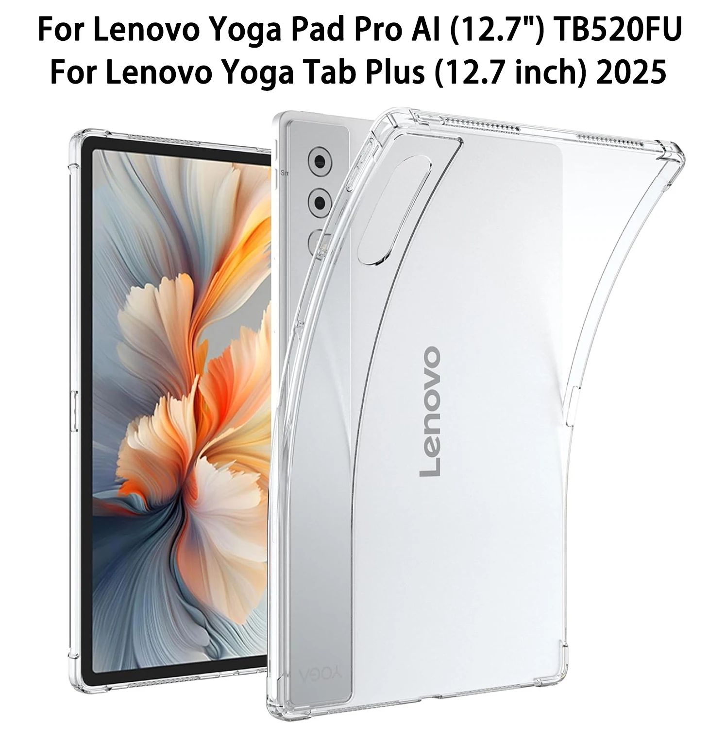 Shockproof Transparent Soft TPU Protective Cover