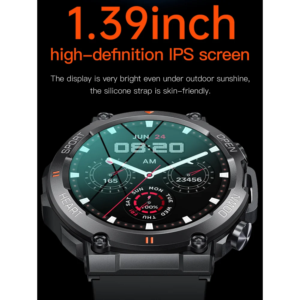 Lenovo K56PRO Smartwatch  ȭ 20 +  ̾ 1.39 &IPS ũ  400mAh ͸  ڵ ͸ Ʈ ġ