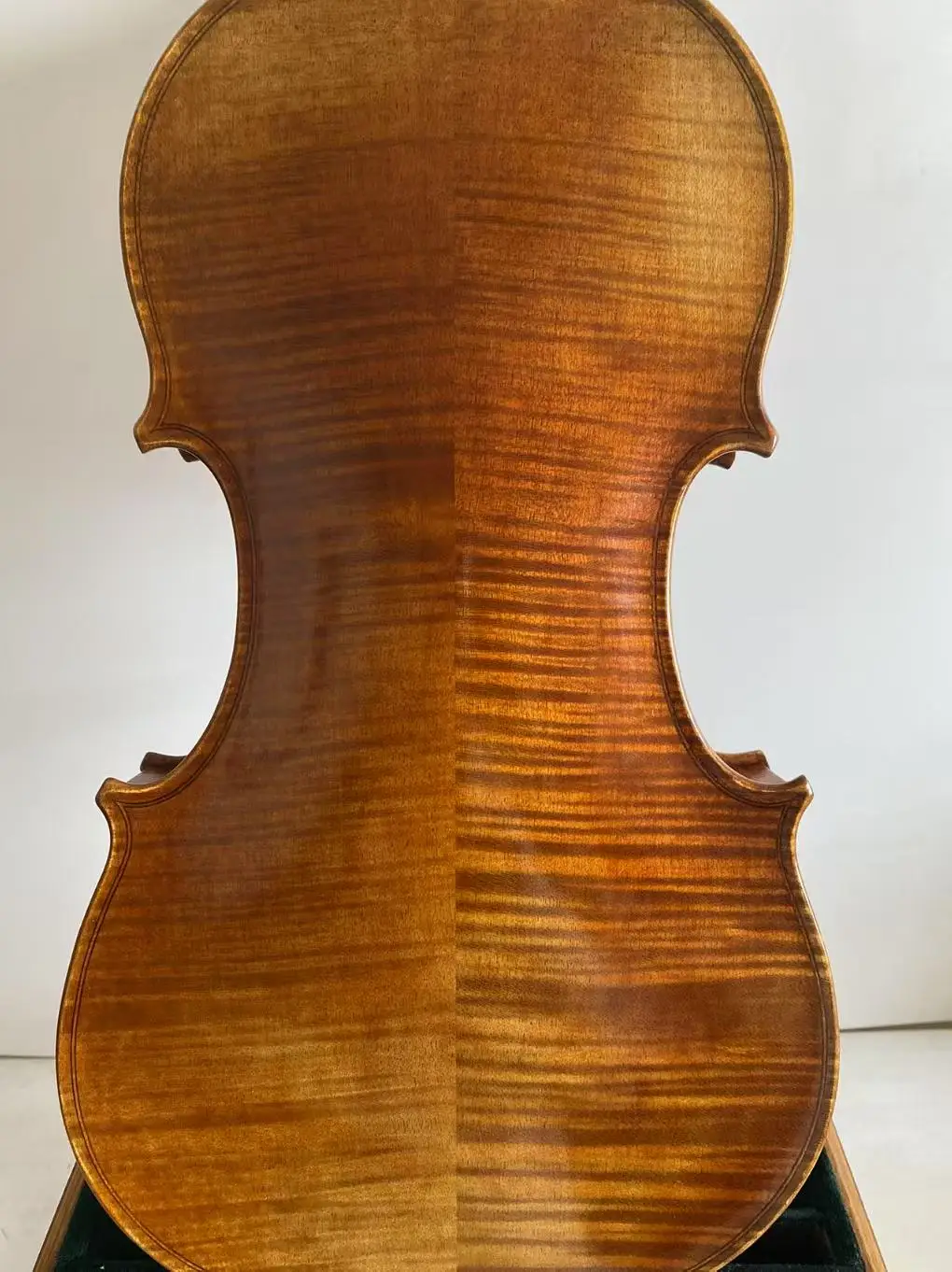 New 4/4 Violin Guarneri model Solid flamed maple back spruce top hand made no.3520