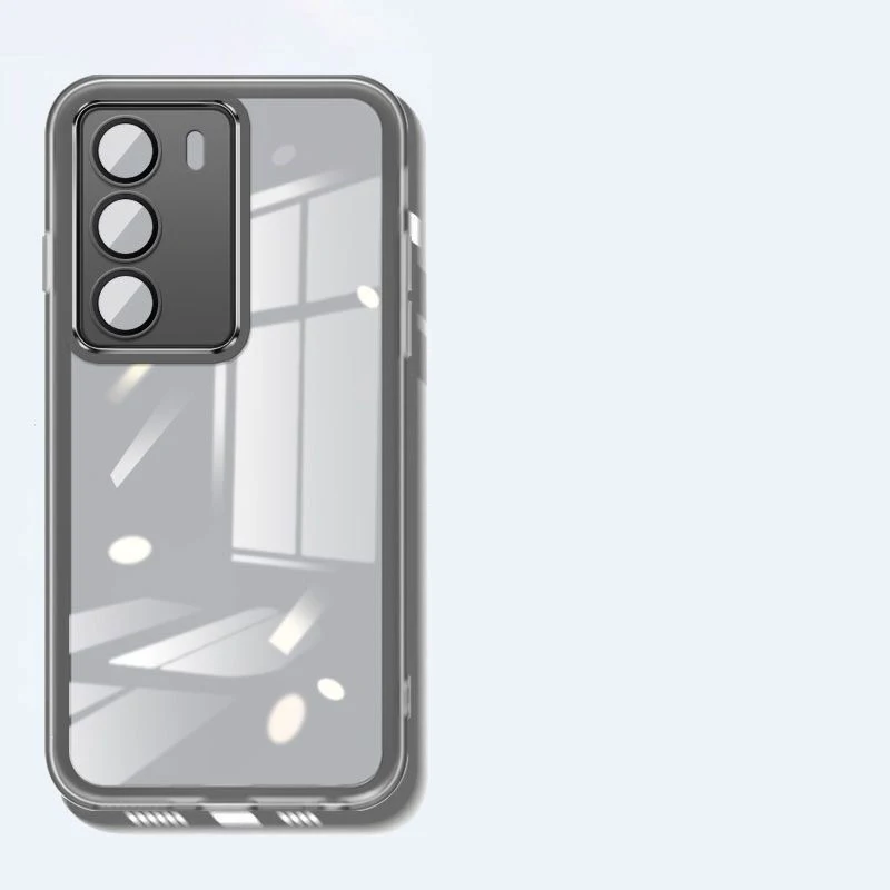 Shockproof Plating Silicone Back Cover