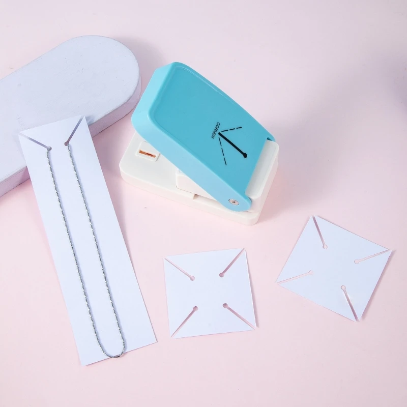 Earring Card Tool Paper Punches for School Office Portable Hole Puncher C1FC