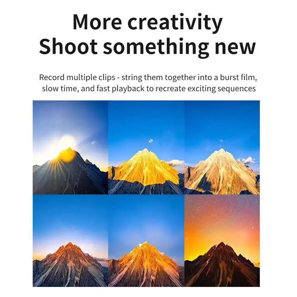64G For K1 4K Cheap Sports Pocket Camera 270 &deg; Rotating Handheld Camera Outdoor Sports New