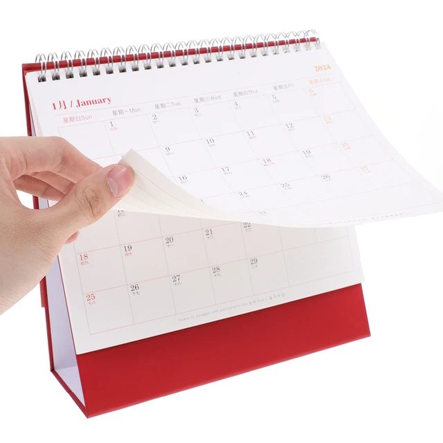 Desk Calendar 2022 Desktop Monthly Planner (A5 Dragon Travel Universiade)  2024 Tabletop Flip for Office - AliExpress