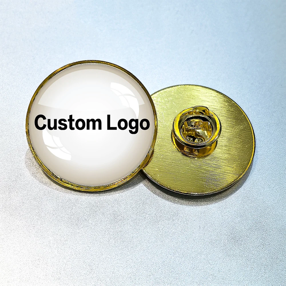 เข็มกลัดโลหะพิมพ์ลายเคลือบอีพ็อกซี่ 10 ชิ้น/ล็อต 1