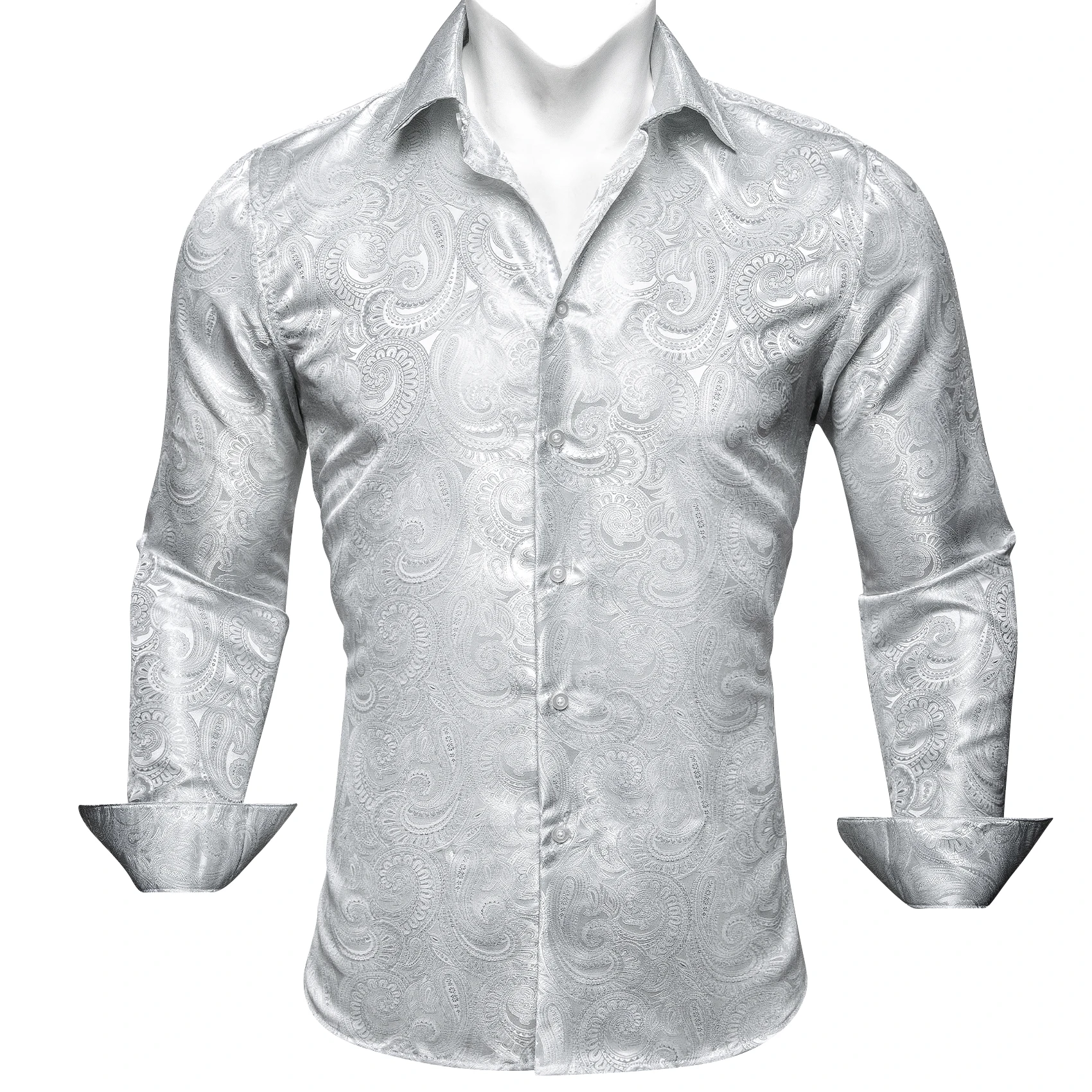 Chemise JUSTINE argentée irisée - Cozette Lille