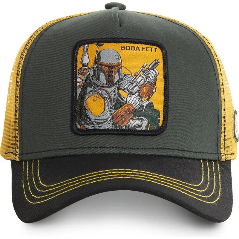 Movie Bounty Hunter Boba Fett Hat Cosplay Soldiers Sunscreen Cap Breathable Windproof Baseball Cap Hip Hop Prop Halloween