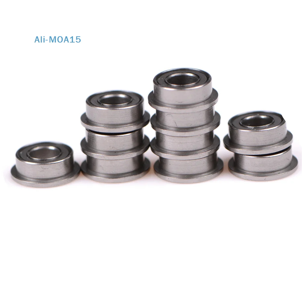 Mini Metal Double Shielded Flanged Ball Bearings 3mmX6mmX2.5mm 10 Pcs ball bearings,metal shielded ball bearings