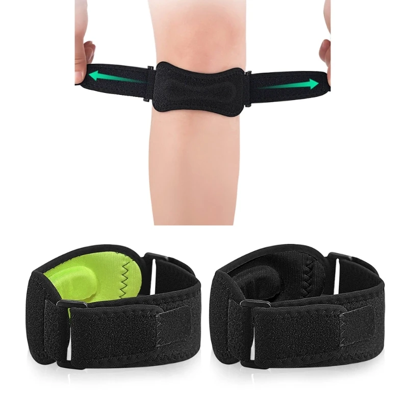 

Patella Tendon Knee Strap, Knee Support Brace for Women Men, Adjustable Strap for Soccer, Basketball, Baseball, Drop Shipping