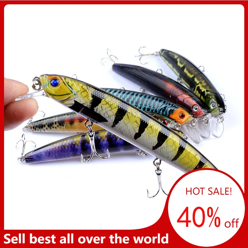 

Giant Luya Bait 6 Color fishing lure Minnow Hard Bait 12.5cm/15.9g Painted Bionic bait fishing bait