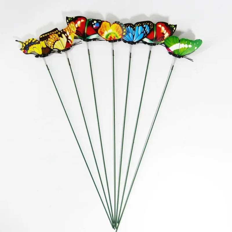 Bunch of Butterflies Garden Yard Planter Colorful Whimsical Butterfly Stakes Decoracion Outdoor Decor Gardening Decoration butterfly decoration garden art decor