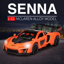 

1/32 McLaren Senna Alloy Sports Car Model Diecasts Metal Toy Vehicles Car Model Simulation Sound Light Collection Kids Toy Gift