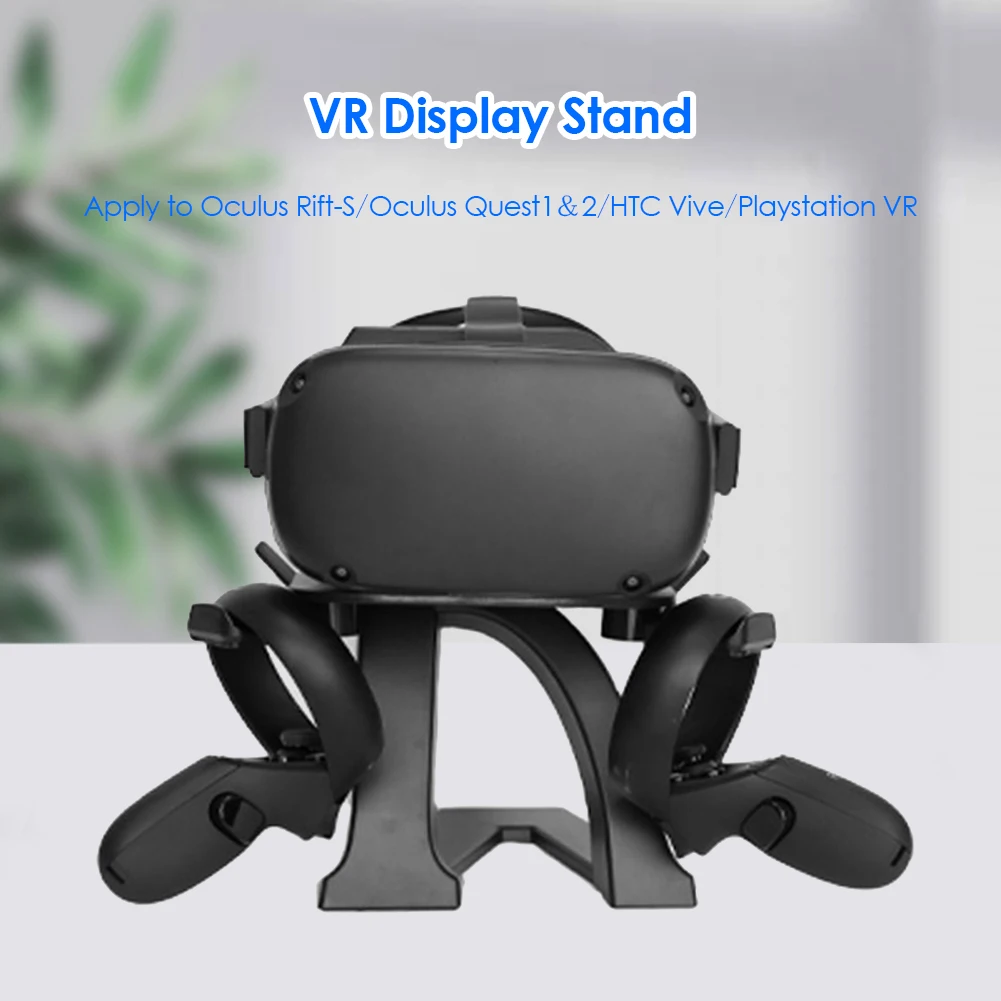 VR Display Stand For Oculus Quest 2 VR Headset Display Storage Holder Game Controller Mount Station For Oculus Series