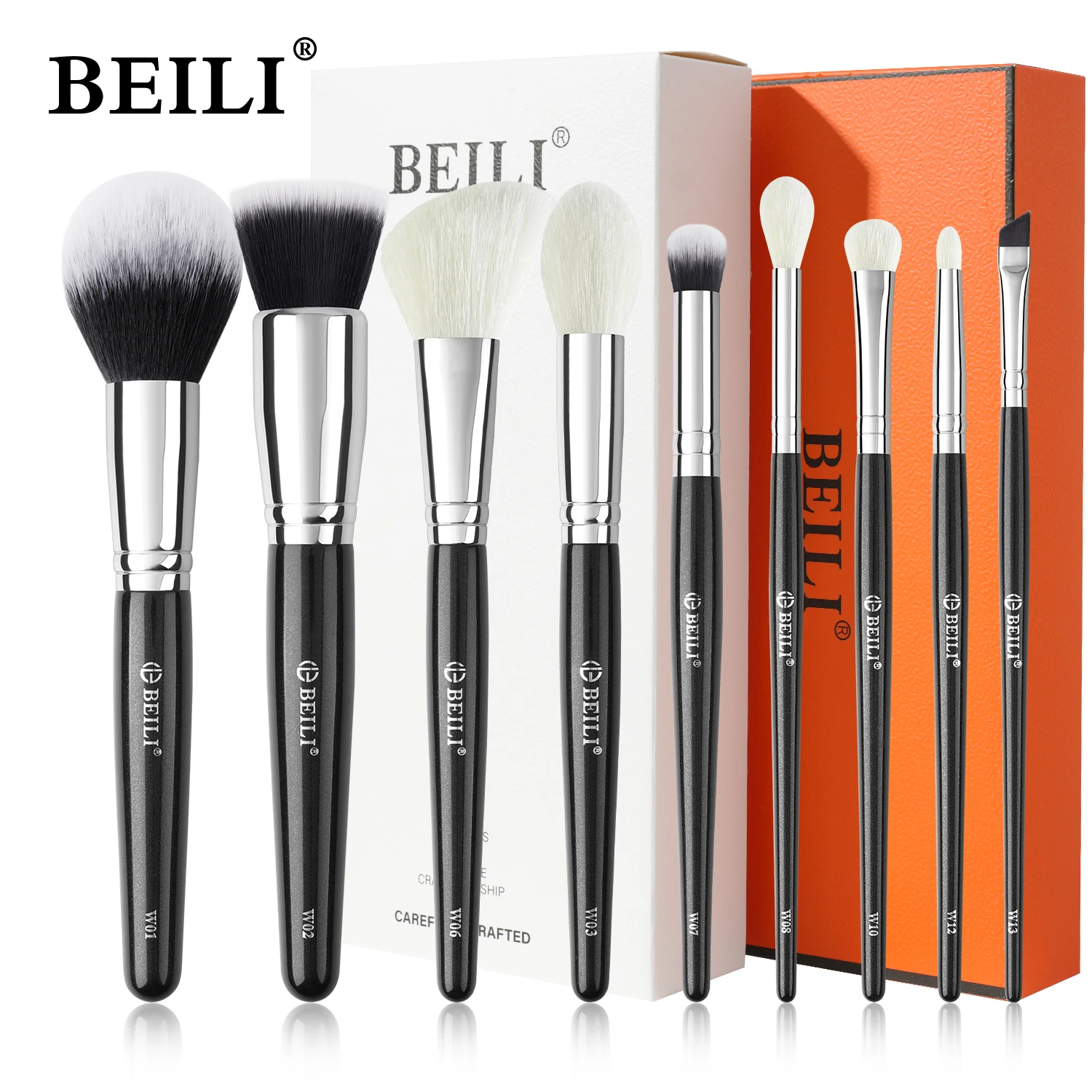 Beili Set De Brochas Kabuki Para Que Sirve BEILI-Juego De Brochas