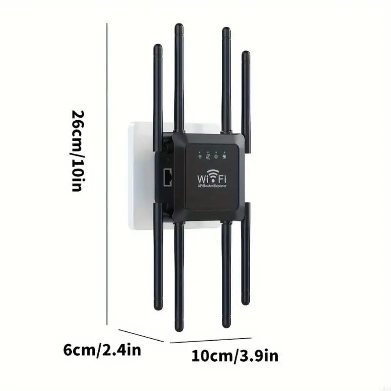 L9BA WIFI확장기 300Mbps리피터 무선장거리범위 적용 범위 WIFI 신호부스터