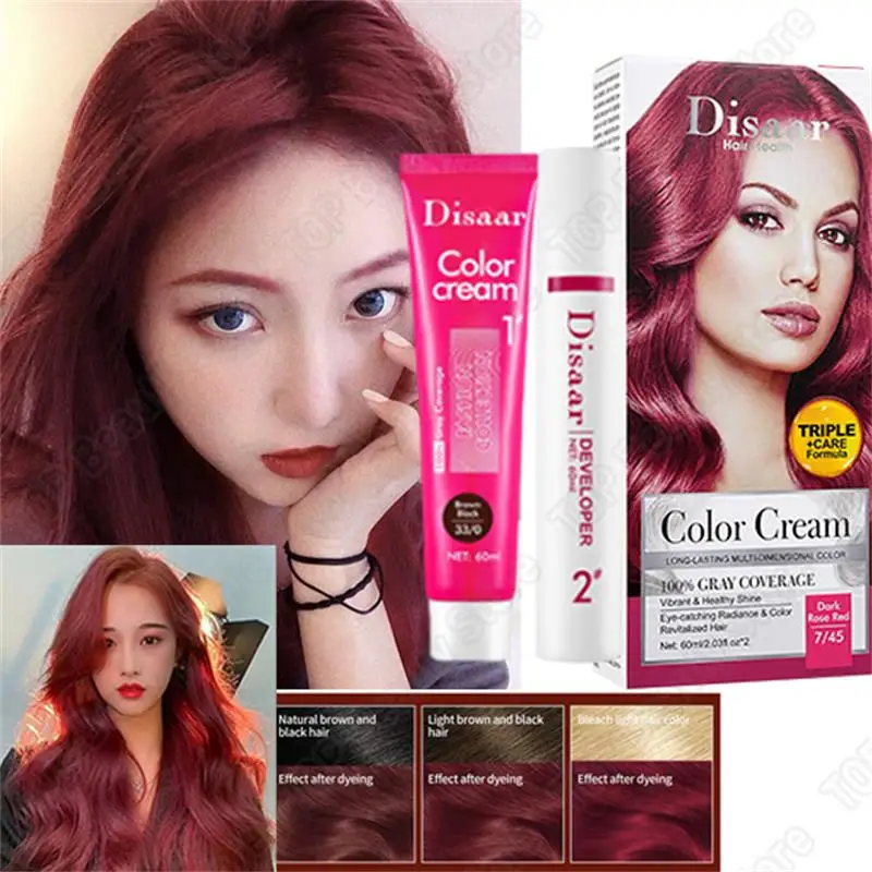 NaturalPlantConditioningHairDyeFastDyeColoringProductsLong