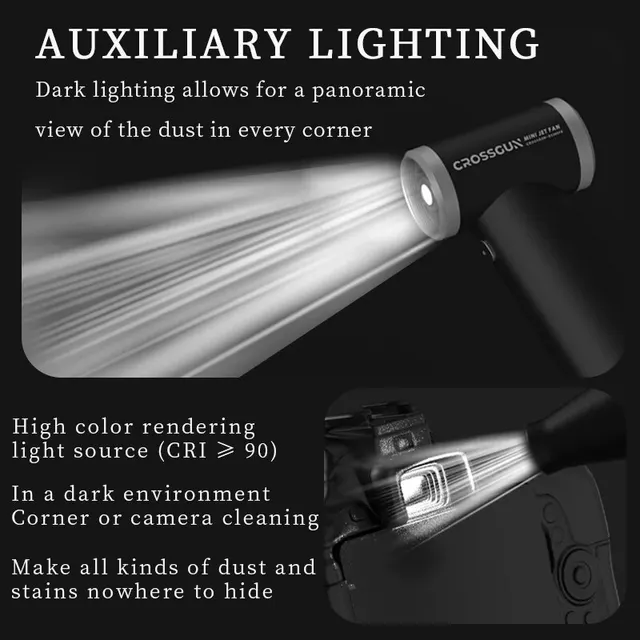 CROSSGUN Mini Jet Turbo Strong Fan: 강력한 당신의 파트너