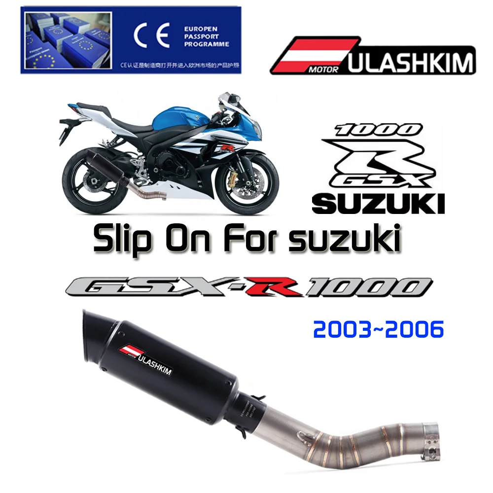 Suzuki GSX 1400 05-08 Factory Round Slip-on Carbon (ESI83CEM) main image 0