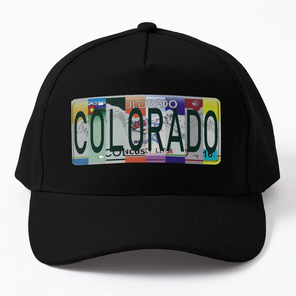 

Colorado License Plates Baseball Cap Big Size Hat Golf Cap Hat For Women Men'S